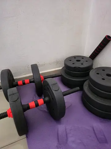 Dumbbell and Barbell Weight Set