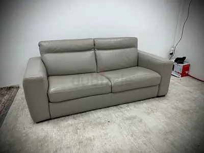 Pure leather Natuzzi sofabed