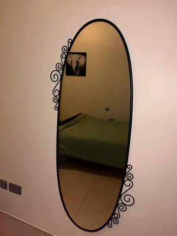 Full length Mirror (premium) (iron( (wall mounted)