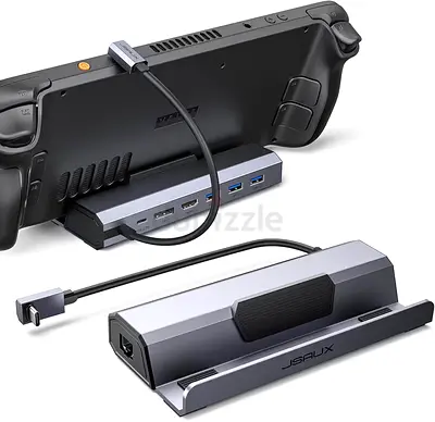 JSAUX Docking Station for Steam Deck/Rog Ally/Legion Go, 7-in-1 Dock for Steam Deck with HDMI 4K@60H
