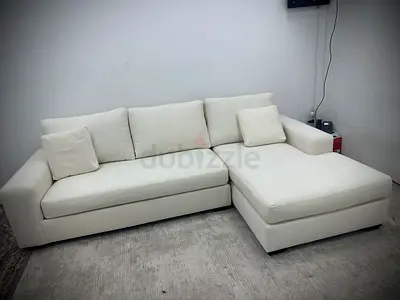 Pottery barn lshape sofa