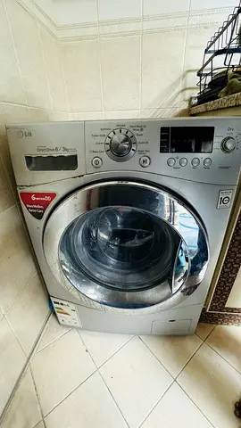 LG Front Load Washing Machine 6kg / 3kg Washer Dryer Combo - Silver