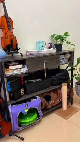 Living room table with storage