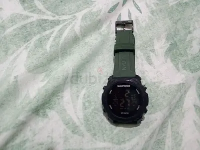 Green Naviforce Digital Mens Sport Watch - Good Condition