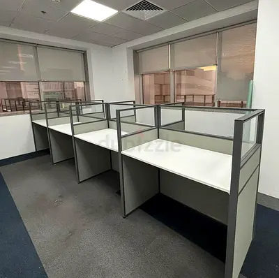 7 seater Modern Modular Workstations Available Now