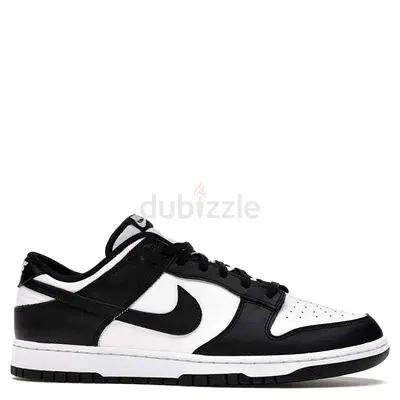 Nike Dunk Low White/Black Sneakers US 5Y EU 37.5
