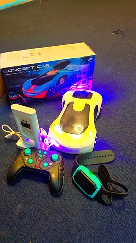 Remote Control Concept Car with Controller, Charging Dock and Wearable Bands