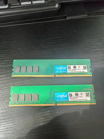 Pair of Crucial 8GB DDR4 Desktop RAM sticks (2x8GB) 2400hz