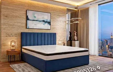 New king size LuxuryFamily bed with Mattress Available
