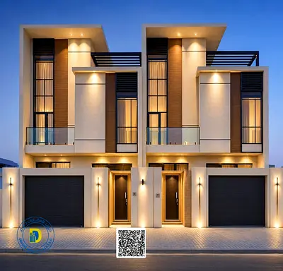 Modern villa with 6 rooms and a roof terrace on a main street in Al-Haliou 2 at an excellent price