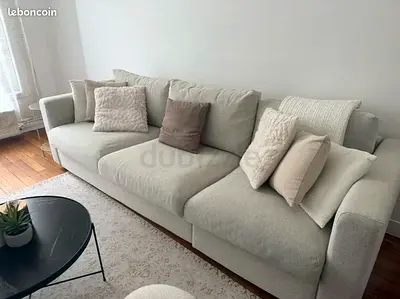 Gunnared beige VIMLE sofa bed