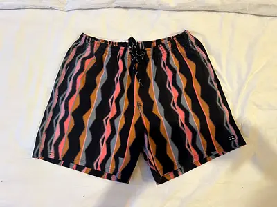 Billabong patterned mens swim shorts - size M