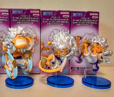 One Piece Banpresto WCF Luffy Gear V Figure Mettalic Version