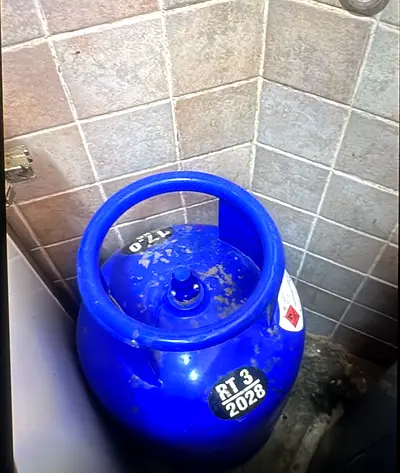 Blue Cooking Gas Cylinder