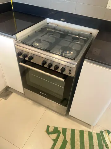 Stainless Steel Gas Cooker with Oven - Good Working Condition