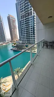 Furnished 2BR Apartment | Marina &amp; Pool View | Lake View Tower JLT