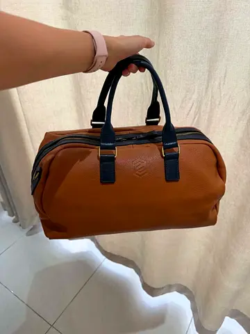 PREMIUM ITALIAN LEATHER bag for men; Gym, weekend, travel, office 2 colors