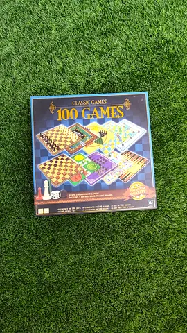 Classic Games - 100 Games Board Set (slightly used)