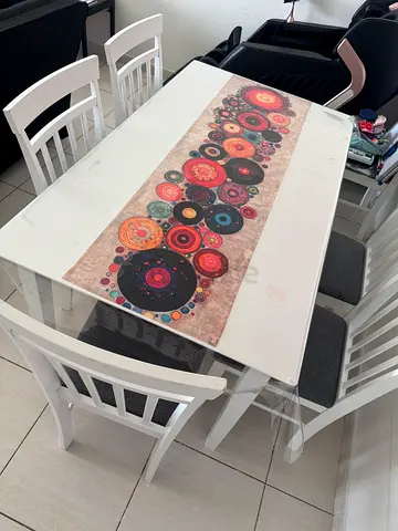 Dining table and chairs