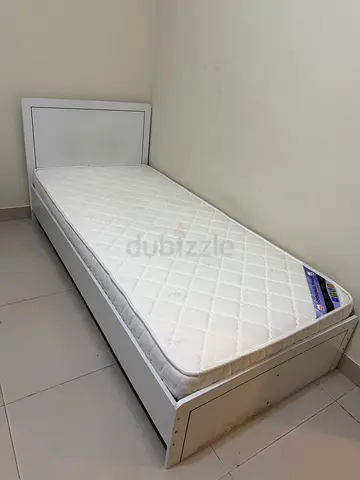 Single bed frame with mattress - good condition