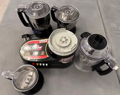 Panasonic 1000W Mixer Grinder Set with Multiple Jars (Complete Set)  - Good Condition