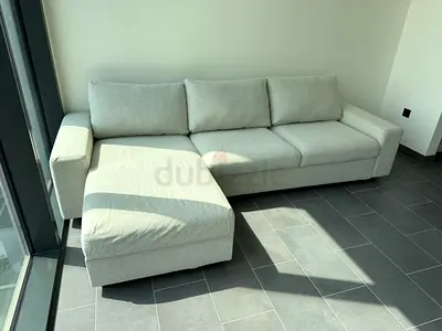 Ikea vimle L shape sofa bed Beige