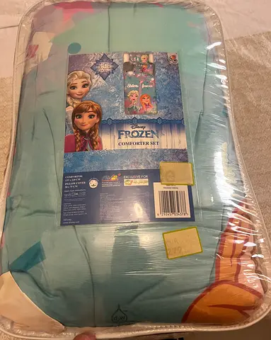 Disney Frozen Kids Comforter Set — New, Sealed (Single)
