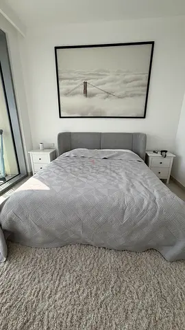 King bed frame 180*200 with upholstered headboard