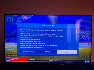Samsung 55inch smart TV
