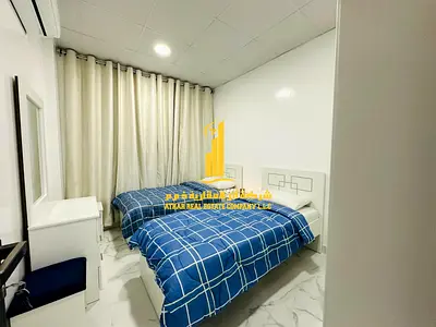 Brand new, luxurious two-bedroom apartment with a living room, fully furnished with brand new, high-end furniture in a very prime location.