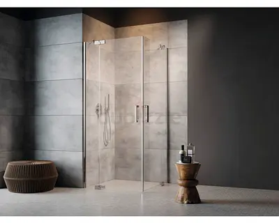 Shower glass wall with door 120x80cm NEW asking 1200aed bought 1900aed