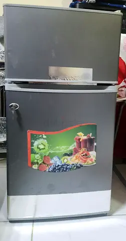 Used Compact Double-Door Refrigerator - Good Working Condition