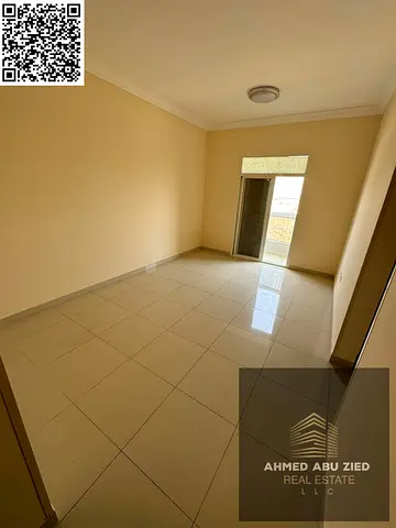 Largest luxury brand-new 2BHK apartment with built-in wardrobes, spacious layout, open-view balcony and 2 bathrooms. Annual rent AED 40,000 with full