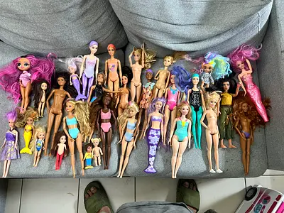Barbie dolls and toys sets selling as whole