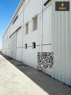 High Power 50 kW Warehouse for Rent | Al Jurf Industrial 3 | 3,800 SQFT