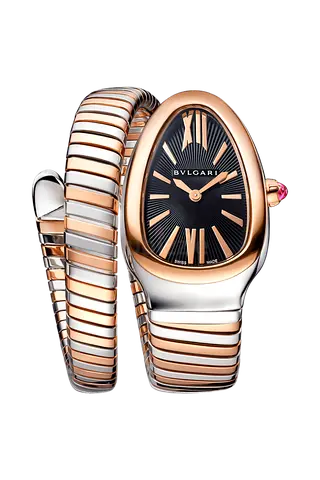 Bvlgari Serpenti Tubogas Womens Watch – Two-Tone Rose Gold  Steel