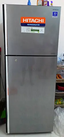 Hitachi Double Door Refrigerator Silver
