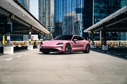 2025 Porsche Taycan GCC Specs fully loaded completely service and ready to go