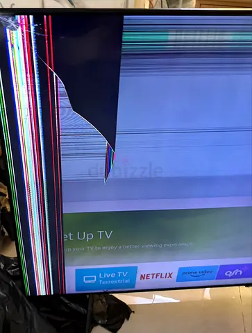 Samsung QLED TV 65 inch screen damage