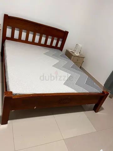 Queen size Bed(60*80 inches) with clean mattress