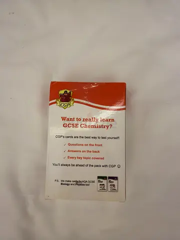CGP GCSE Chemistry Revision Question Cards (AQA Grade 9–1)