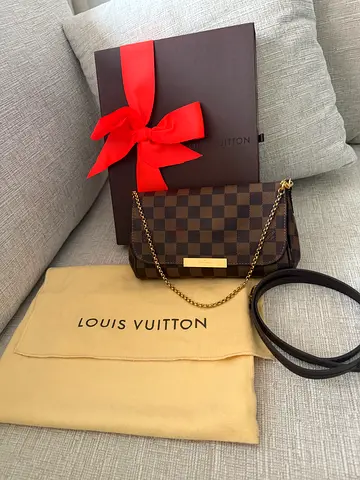 Authentic Louis Vuitton damier Ebene favorite PM bag
