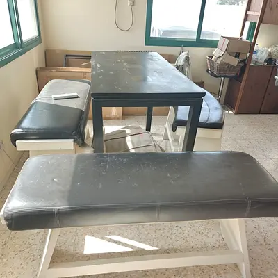 Free high table and benches