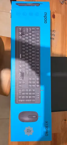 Rapoo X130PRO Wired Keyboard and Mouse Combo