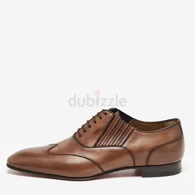 Christian Louboutin Brown Leather My Amor W Oxfords Size 42
