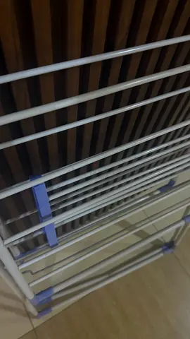 Folding Clothes Drying Rack - Lightweight Metal, Works Well