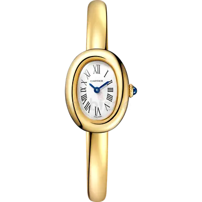 Cartier Bangle Watch in Yellow Gold – Womens Elegant Bracelet Watch available size