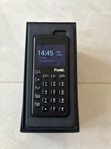 Punkt MP02 Minimalist Mobile Phone - Like New with Box