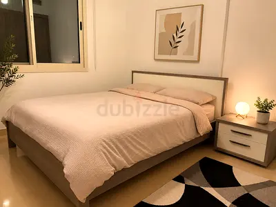 (OFFER, BUNDLE) Queen-sized wooden bed with memory foam mattress and 1 nightstand - great condition