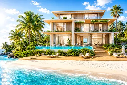 DISCOUNT(433,000 AED)_ Direct on Beach _ Easy P.P